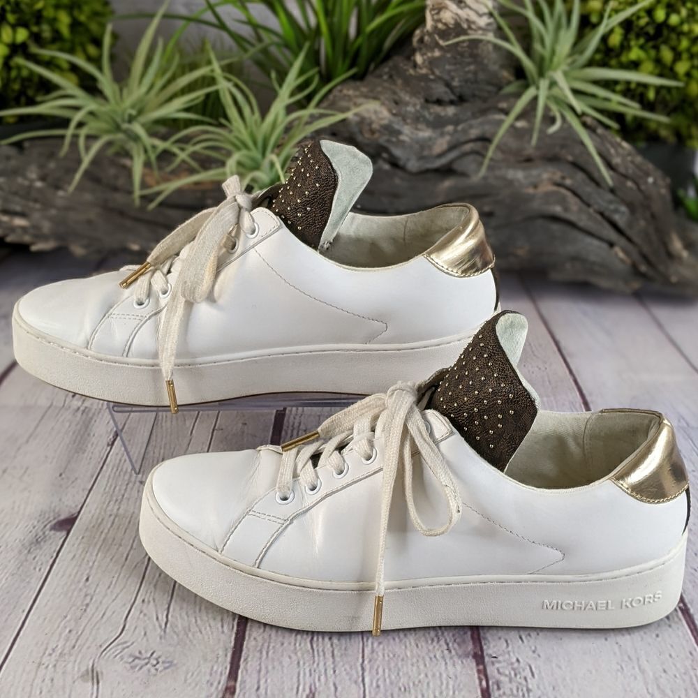 Michael Kors Mindy Low Top Lace Up Sneakers - Picture 4 of 10